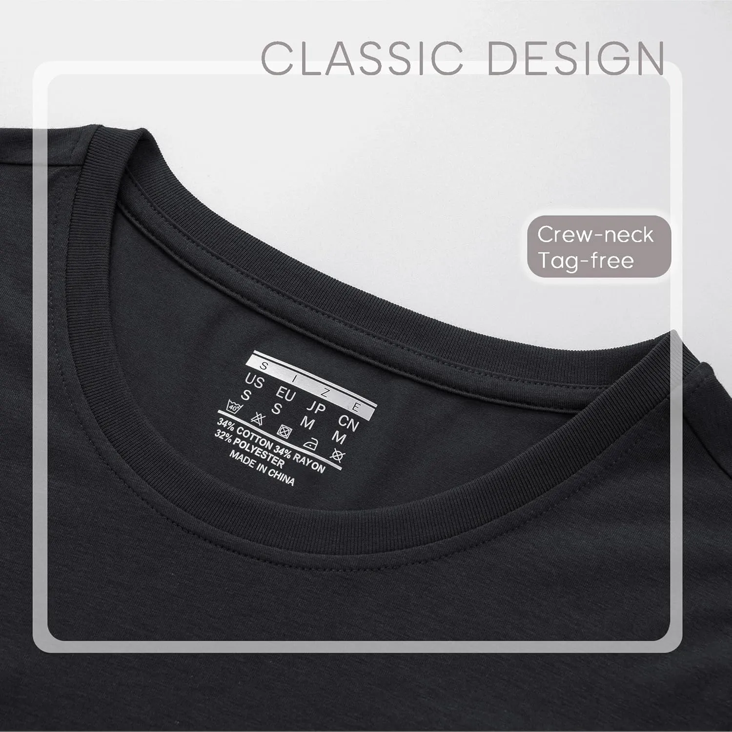 YUCOLEN Women's Cotton Long Sleeve Shirts Crew Neck T-Shirts Soft Casual Breathable Tees Basic Tops