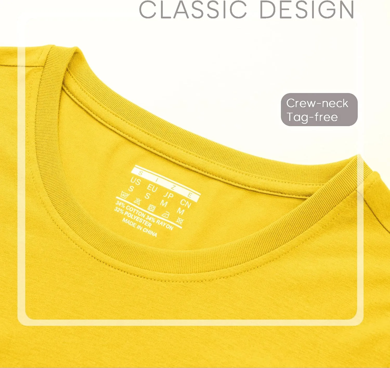 YUCOLEN Women's Cotton Long Sleeve Shirts Crew Neck T-Shirts Soft Casual Breathable Tees Basic Tops