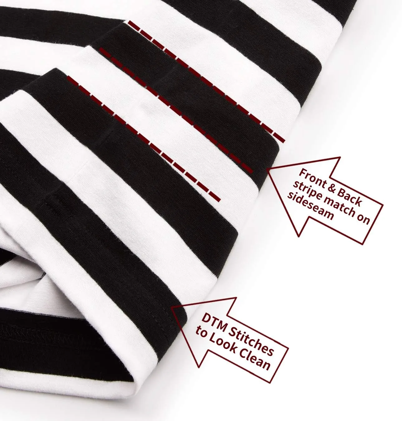 Zengjo Mens Striped Shirt Short Sleeve T-Shirts
