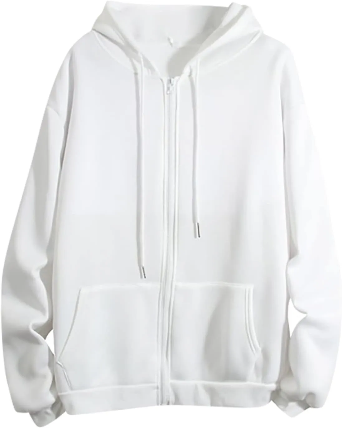 Zip Up Hoodies for Women Fall Jacket Hooded Pullover Tops Zipper Sweatshirt Y2k Clothes with Pockets Coat